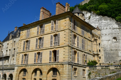 La Roche Guyon, France - june 27 2018 : historical castle photo