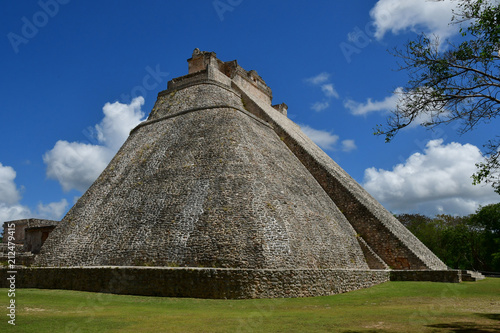 Uxmal; United Mexican State - may 18 2018 : pre Columbian site photo