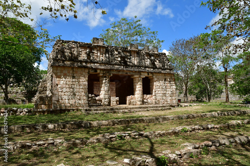 Uxmal; United Mexican State - may 18 2018 : pre Columbian site photo