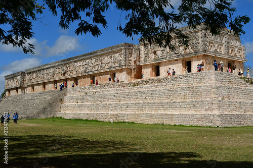 Uxmal; United Mexican State - may 18 2018 : pre Columbian site photo