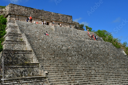 Uxmal; United Mexican State - may 18 2018 : pre Columbian site photo