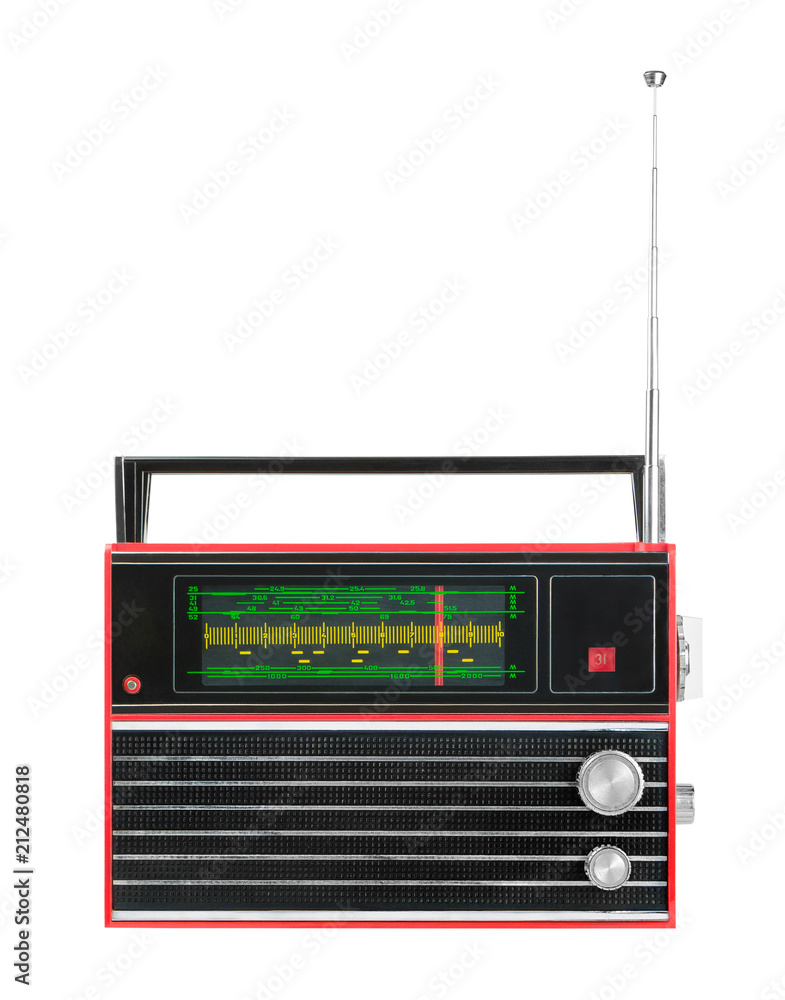 Fototapeta premium Transistor portable radio receiver