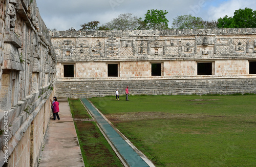 Uxmal; United Mexican State - may 18 2018 : pre Columbian site photo