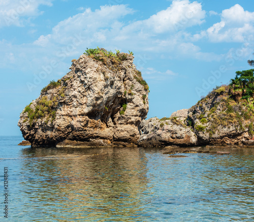 Taormina sea beach, Sicily, Italy