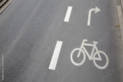 Photography Cycle Path on Tilt; Copenhagen
