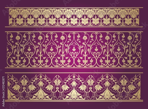 traditional paisley floral pattern, textile , Rajasthan, royal India