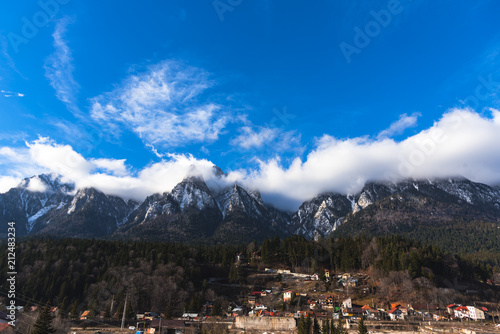 Amazing clouds in Bucegi Mountains