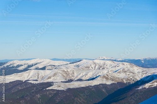 Landscape in carpathian Mountains, Romania