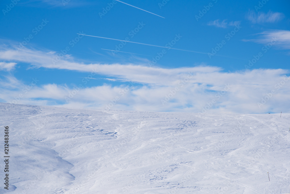 Winter ski resort at Cota 2000 , Sinaia , Romania