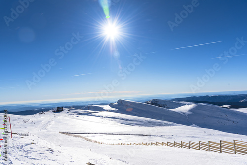 Wallpaper Mural Winter ski resort at Cota 2000 , Sinaia , Romania Torontodigital.ca