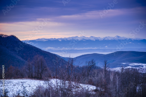 Fototapeta Naklejka Na Ścianę i Meble -  Winter in the Mountains