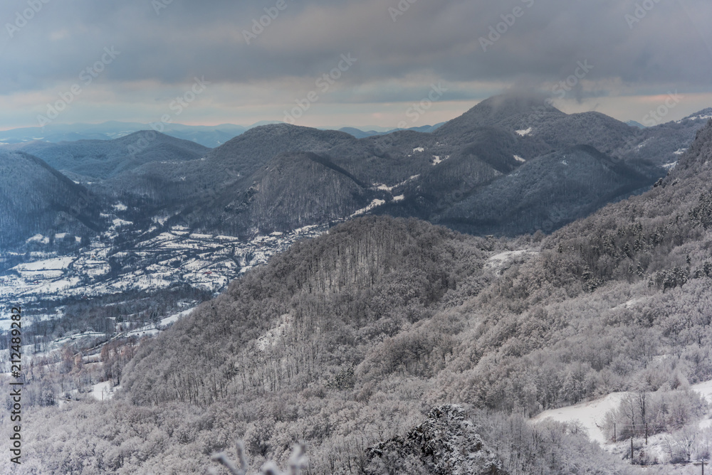 Fototapeta premium Winter landcsape