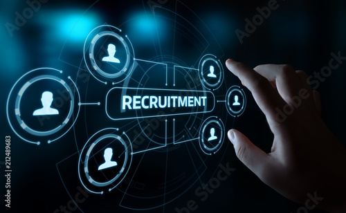 Recruitment Career Employee Interview Business HR Human Resources concept photo