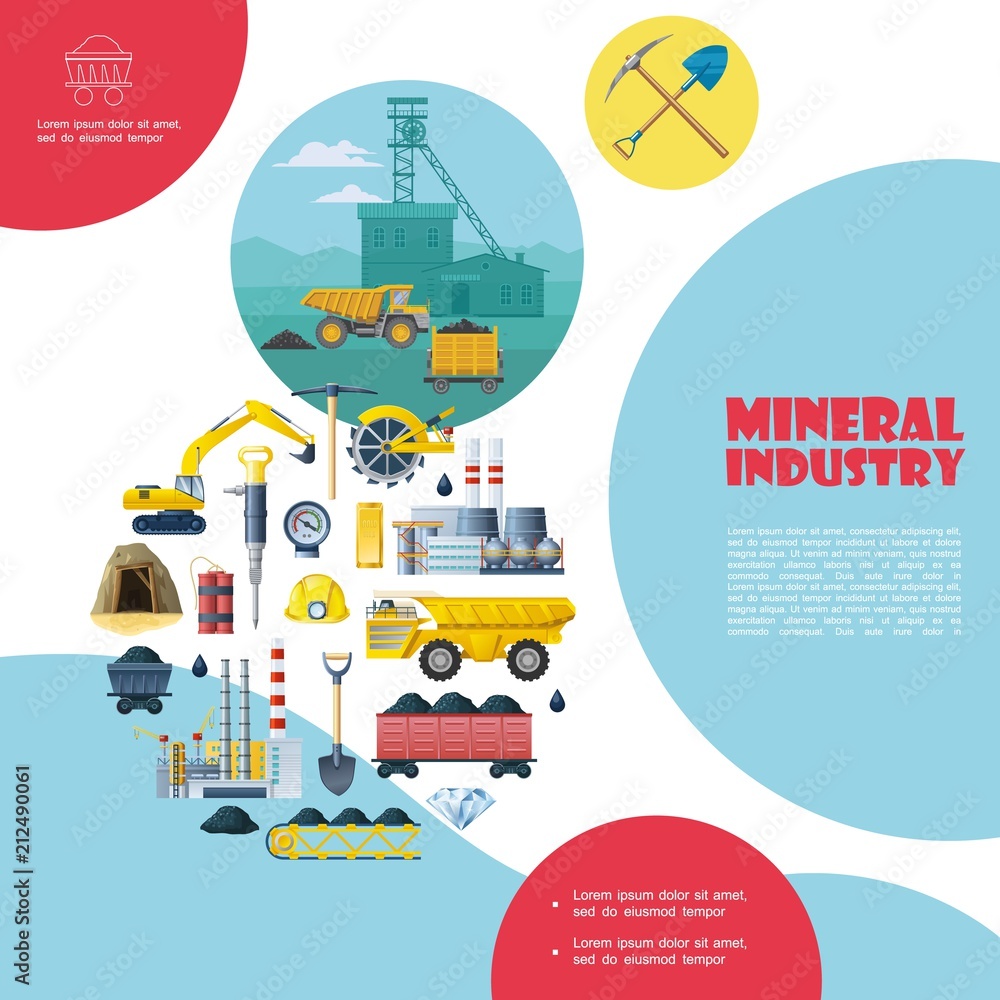 Flat Mining Industry Template Flat Mining Industry Template