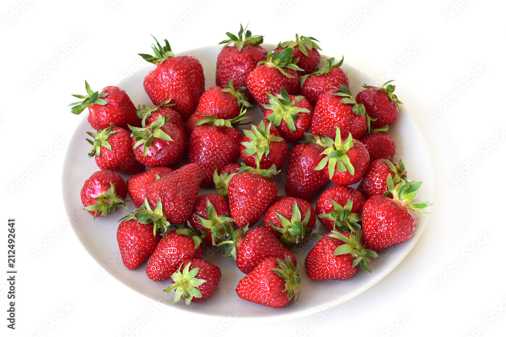 Summer still life with strawberries.
Summer still life with strawberries.