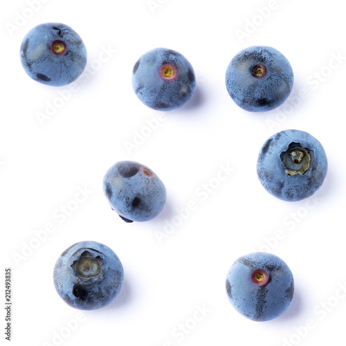 Blue berry, top view