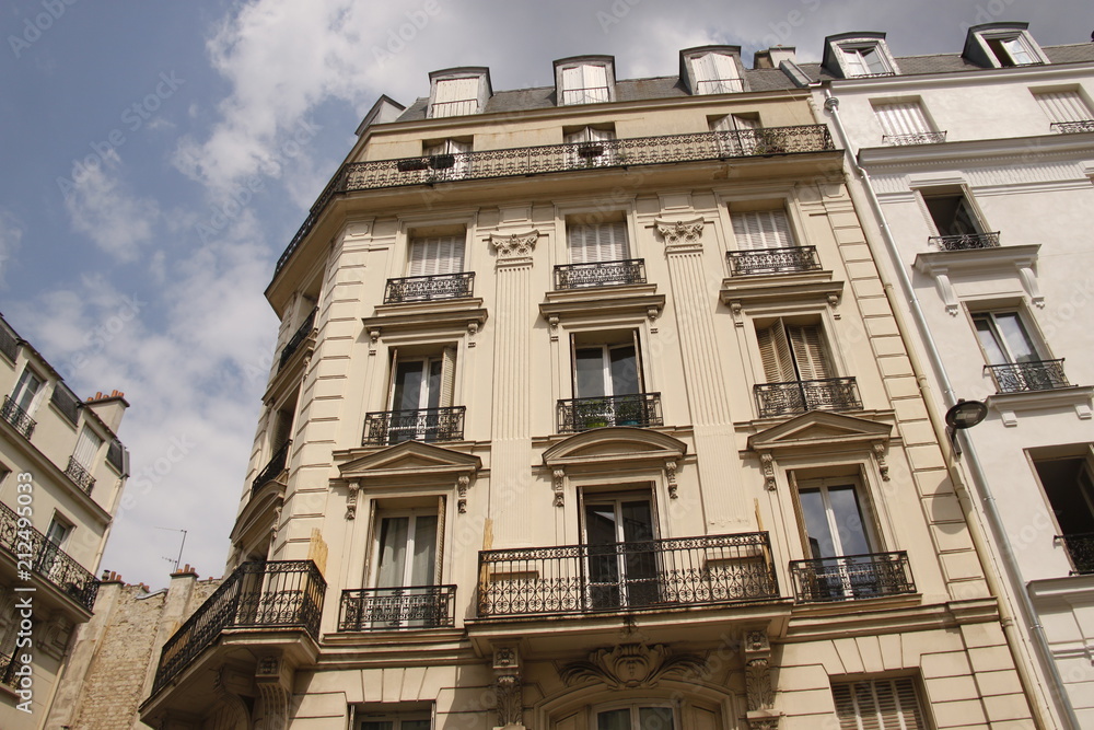 Immeuble ancien du quartier Montsouris à Paris	