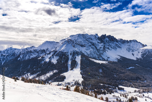 Winter landscape in Dolomites Mountains © Ivanica