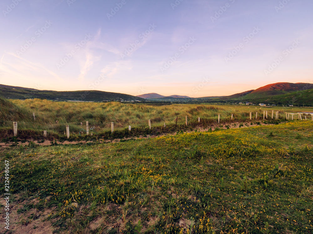 sunrise of Donegal countryside,Ireland