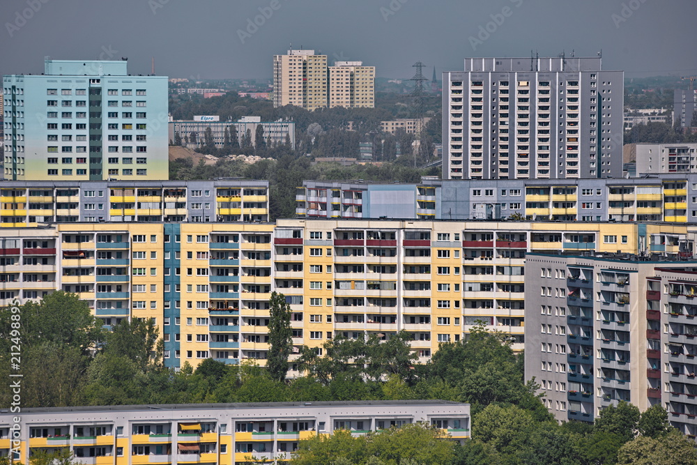 Wohnbauten im Berliner Bezirk Marzahn-Hellersdorf