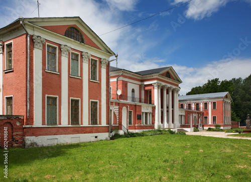 Manor of Zagryazhsky in Yaropolets village. Volokolamsk district. Russia photo