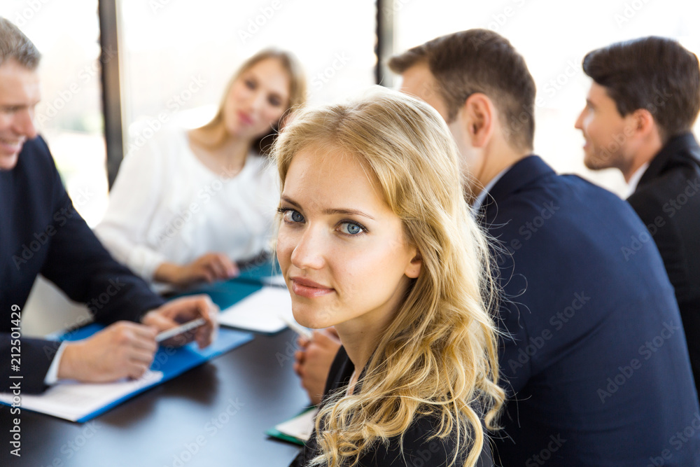 Fototapeta premium Business people meeting