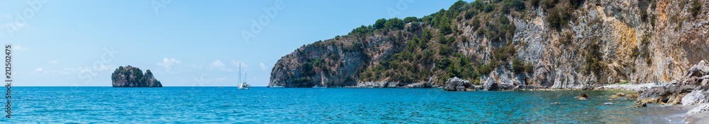 Tyrrhenian sea landscape, Campania, Italy Tyrrhenian sea landscape, Campania, Italy