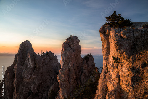 Mountain range Ai-Petri, the Republic of Crimea.