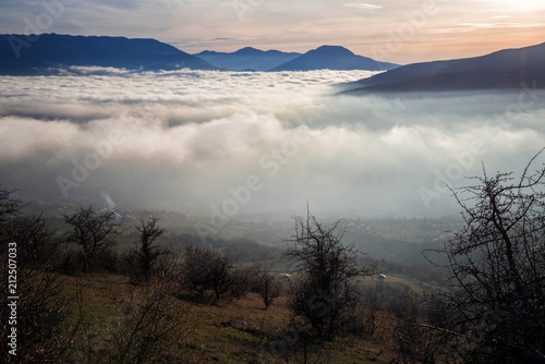 Mountain range Demerdzhi, the Republic of Crimea.