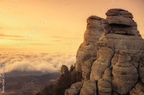 Mountain range Demerdzhi, the Republic of Crimea.