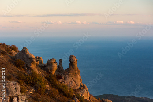 Mountain range Demerdzhi, the Republic of Crimea.