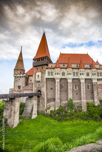 Corvinesti medieval castle, Hunedoara, Romania