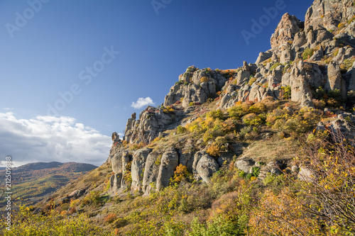 Fotografie Mountain range Demerdzhi, the Republic of Crimea.