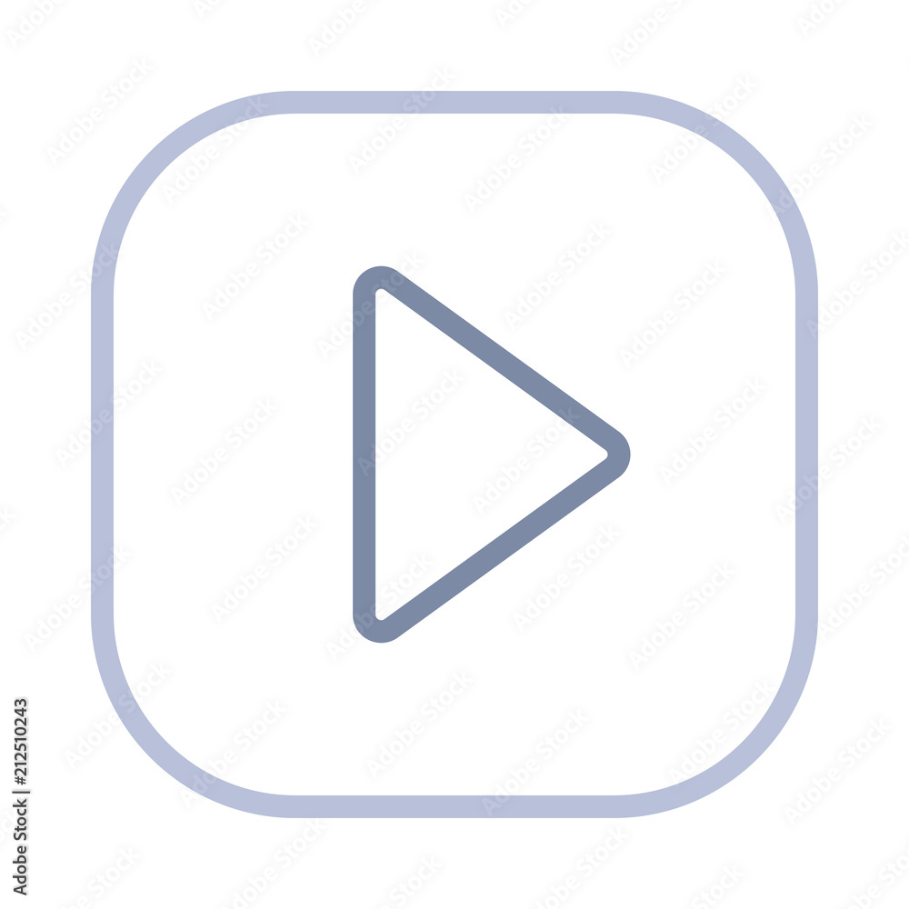 Play - Action Stroke Icons Play - Action Stroke Icons