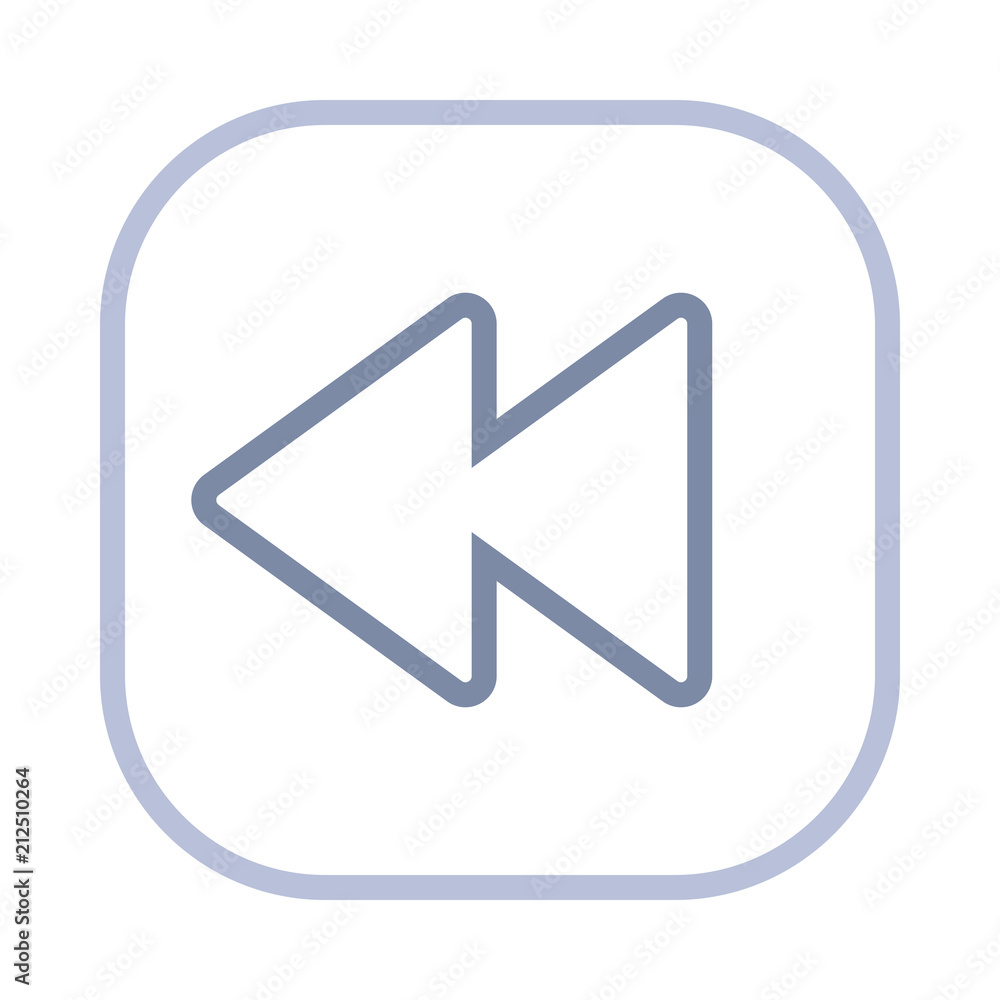Rewind - Action Stroke Icons Rewind - Action Stroke Icons