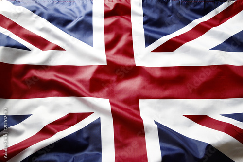 Wavy British UK England flag