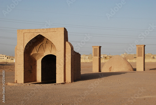 Persian well near Yazd, Iran photo