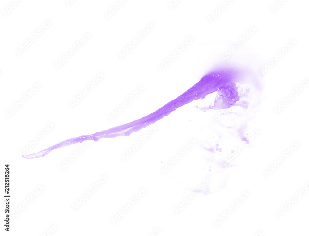 Fototapeta premium Splash of liquid in motion isolated