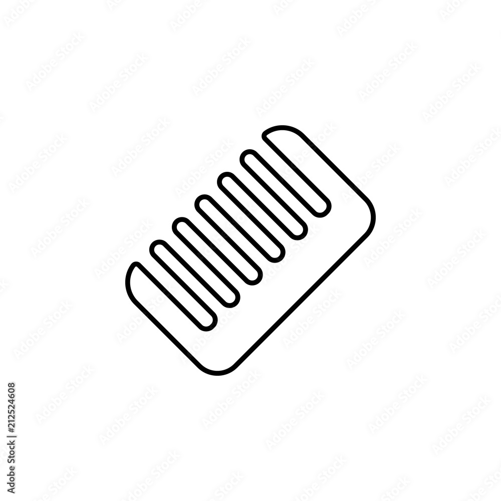 comb icon. Element of make up and cosmetics icon for mobile concept and web apps. Outline dusk style comb icon can be used for web and mobile comb icon. Element of make up and cosmetics icon for mobile concept and web apps. Outline dusk style comb icon can be used for web and mobile
