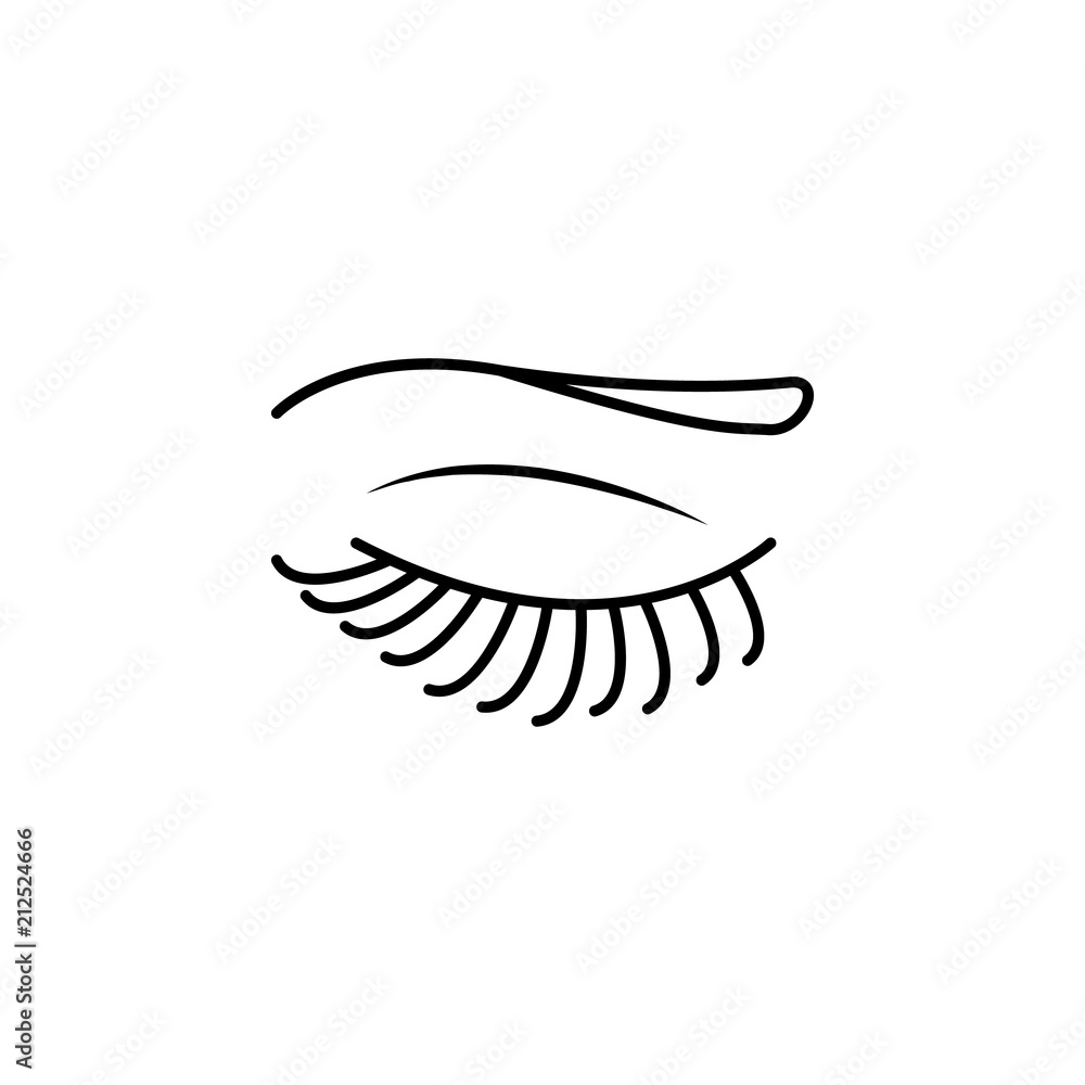eyelashes icon. Element of make up and cosmetics icon for mobile concept and web apps. Outline dusk style eyelashes icon can be used for web and mobile eyelashes icon. Element of make up and cosmetics icon for mobile concept and web apps. Outline dusk style eyelashes icon can be used for web and mobile