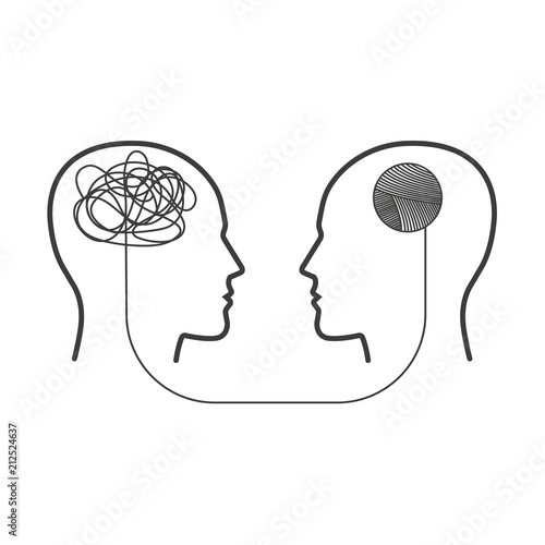 Psychologist illustration. Vector.