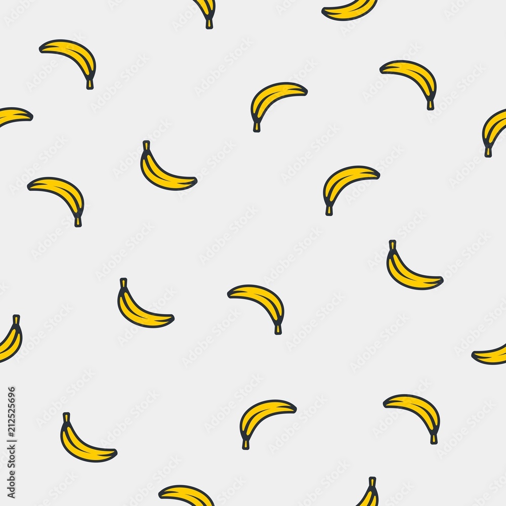 Banana pattern vector design. Banana pattern vector design.