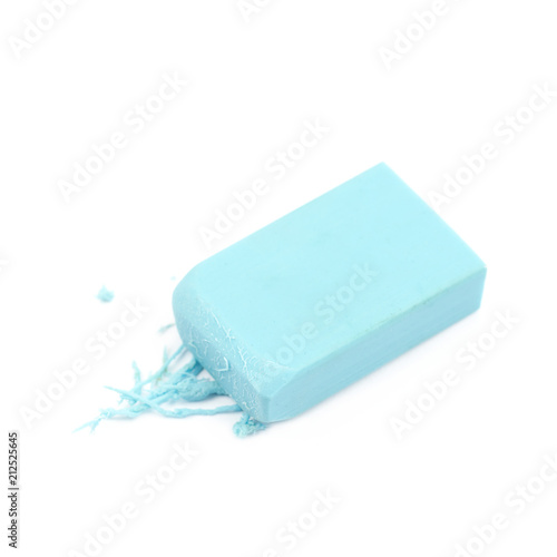 Rubber eraser isolated