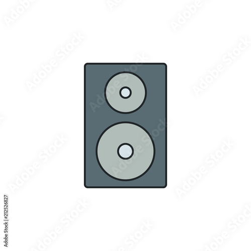 acoustic column icon. Element of technology icon for mobile concept and web apps. Field outline acoustic column icon can be used for web and mobile. Premium icon