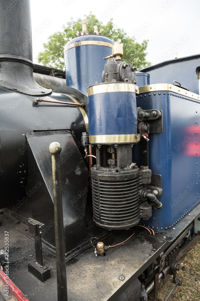 Naklejka premium old steam train