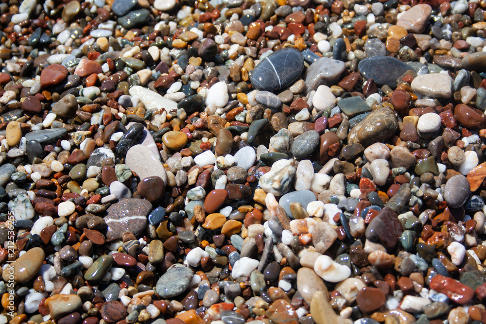 background. sea stones
