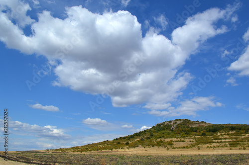 Picturesque Landscape near Pobeda Village
