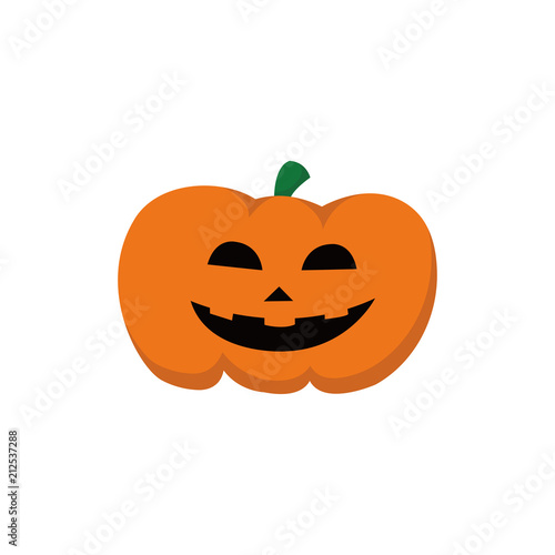 Halloween pumpkin head illustration © barks