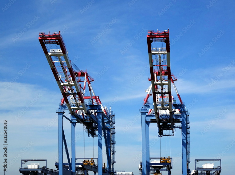 Detail View of Container Loading Cranes Detail View of Container Loading Cranes
