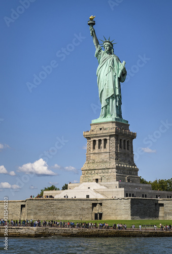 Statue of Liberty on Liberty Island in New York